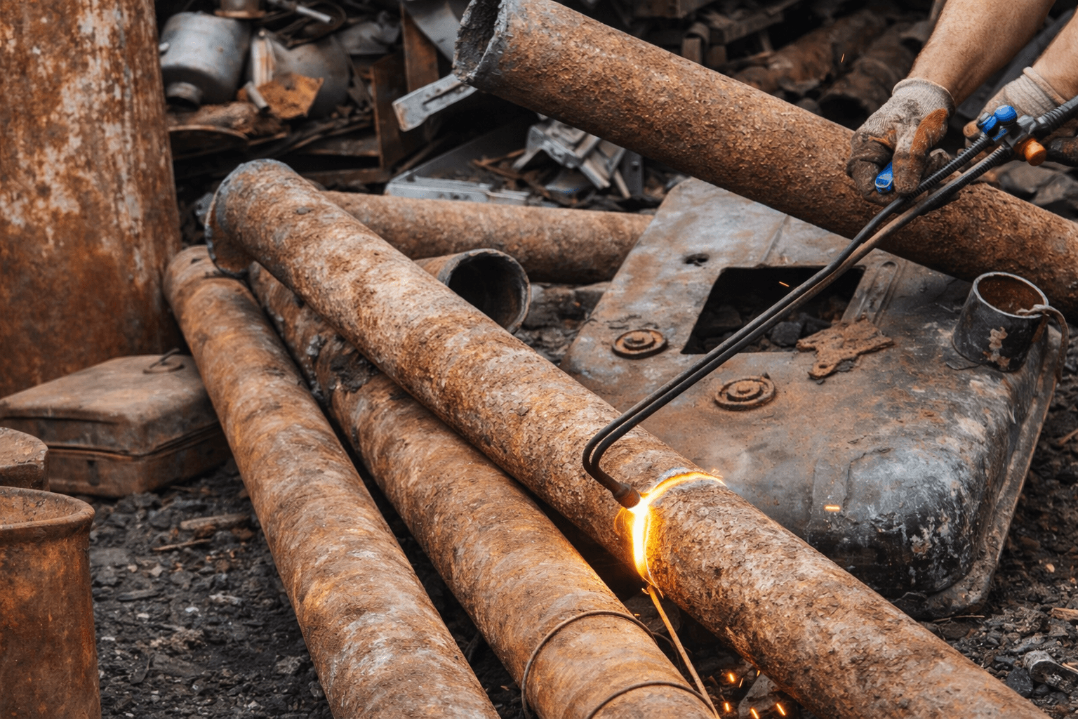 Demir hurdacı - DKP çelik profil inşaat demiri alımı