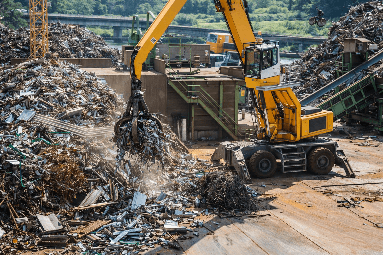 Sancaktepe hurdacı tesisi ve profesyonel ekip