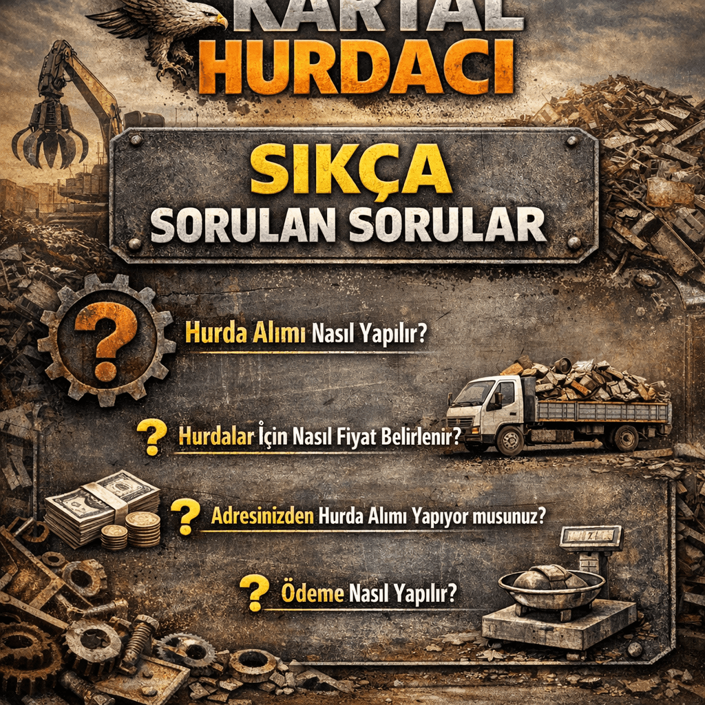 Kartal hurdacı sıkça sorulan sorular – en yakın hurdacı hizmetleri hakkında bilgi